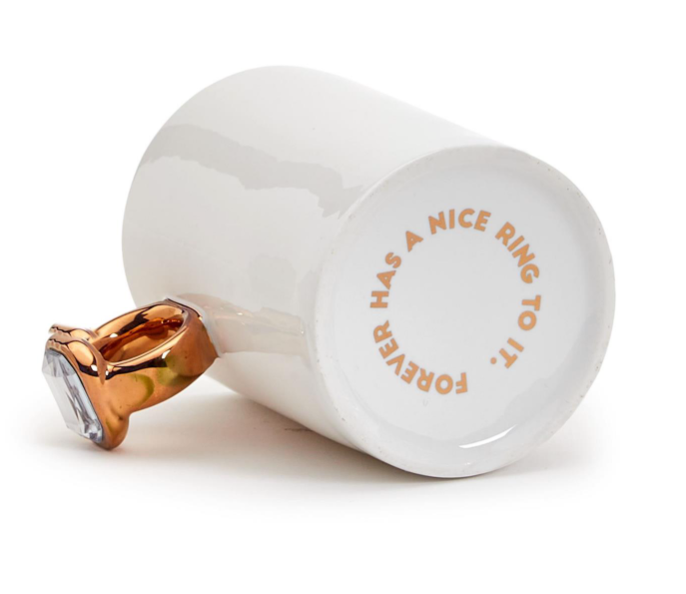 Rose Gold Put a Ring On It Mug
