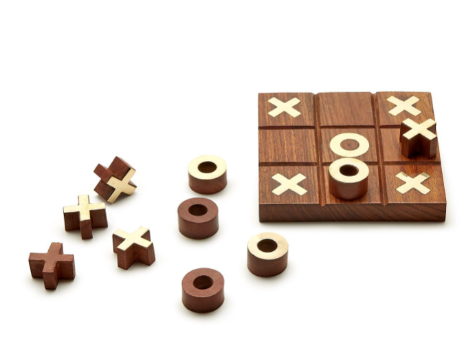 2-in-1 Wooden Game Set