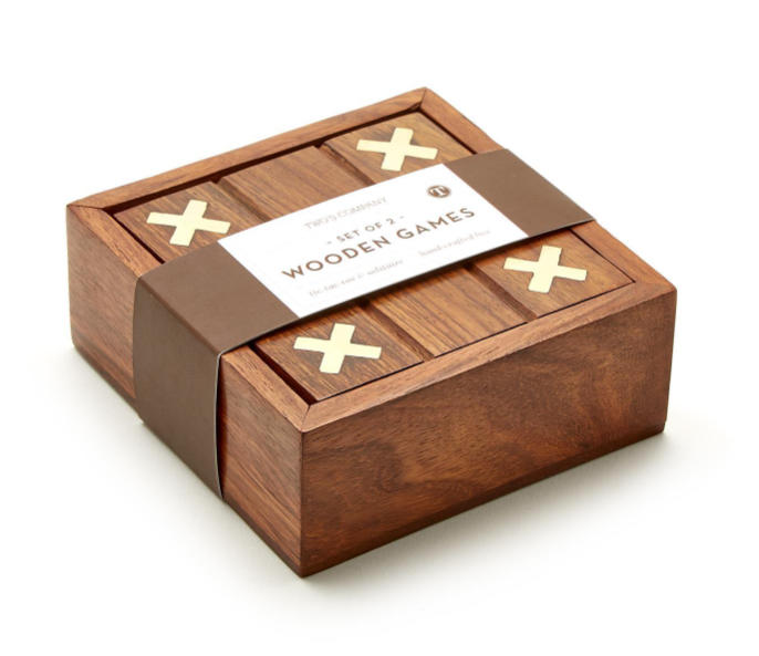 2-in-1 Wooden Game Set