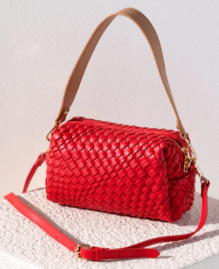 Blythe Boxy Crossbody | Red