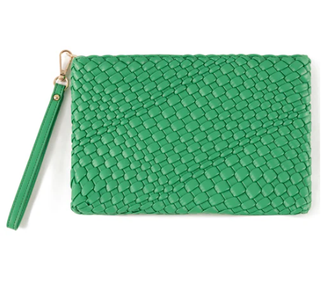 Blythe Zip Wristlet | Green