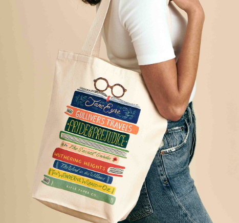 Book Club Canvas Tote Bag