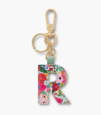 Garden Party Monogram Keyring | R