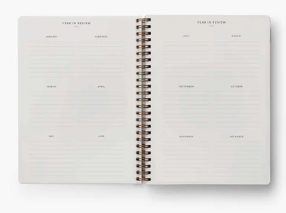 2025 Roses 12 Month Softcover Spiral Planner