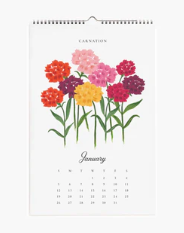 2025 Say It With Flowers Wall Calendar