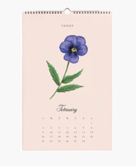 2025 Say It With Flowers Wall Calendar