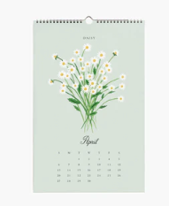 2025 Say It With Flowers Wall Calendar