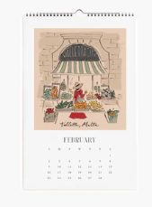 2025 Travel Sketchbook Wall Calendar