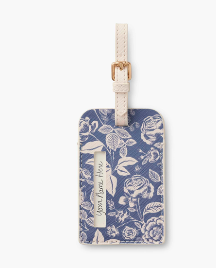 English Rose Passport & Luggage Tag Set