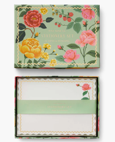 Roses Social Stationery Set