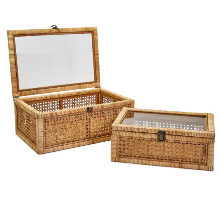 Rattan Decorative Storage Box | Medium