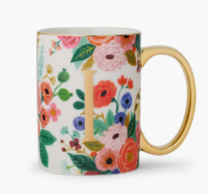 Garden Party Monogram Mug | I
