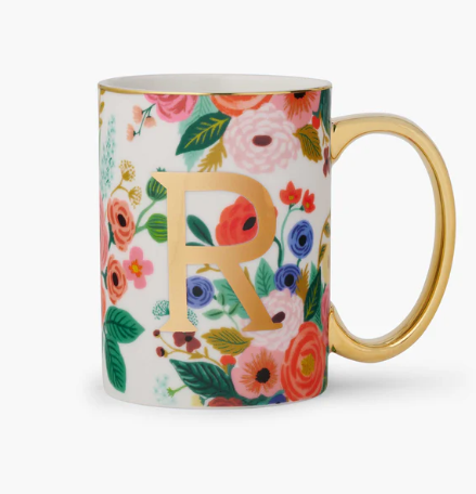 Garden Party Monogram Mug | R