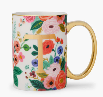 Garden Party Monogram Mug | T