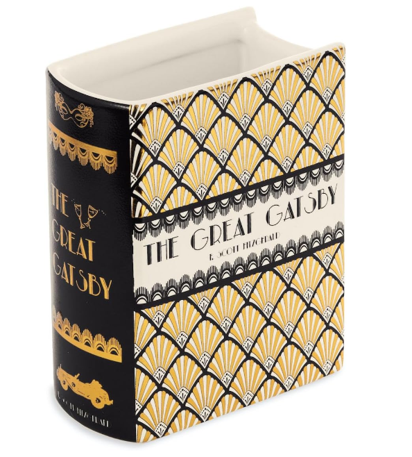 Small Great Gatsby Book Vase