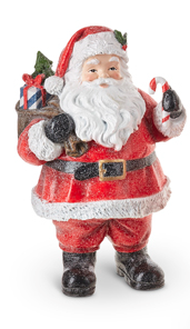9" Vintage Santa w/Toy Sack