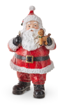 9" Vintage Santa w/Pony