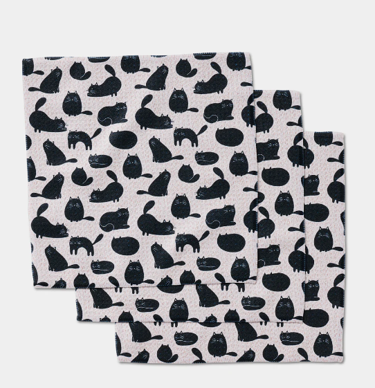 Geometry Dishcloth Set | Black Cat Magic