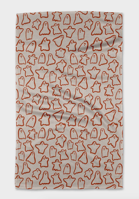 Geometry Tea Towel | Cute Ghosts