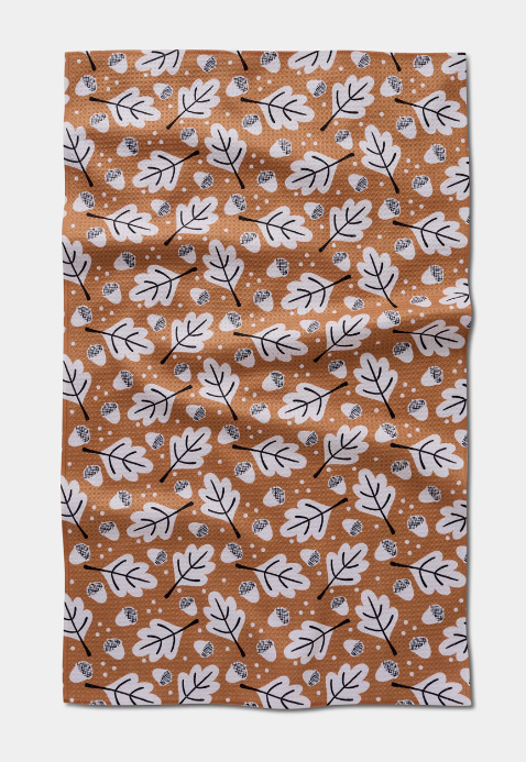 Geometry Tea Towel | Falling Acorns