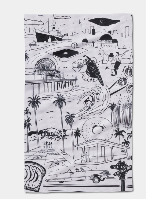 Geometry Tea Towel | Los Angeles