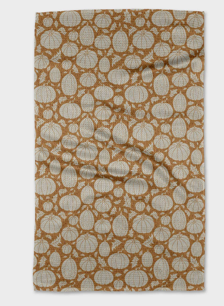 Geometry Tea Towel | Harvest Pumpkin Patch