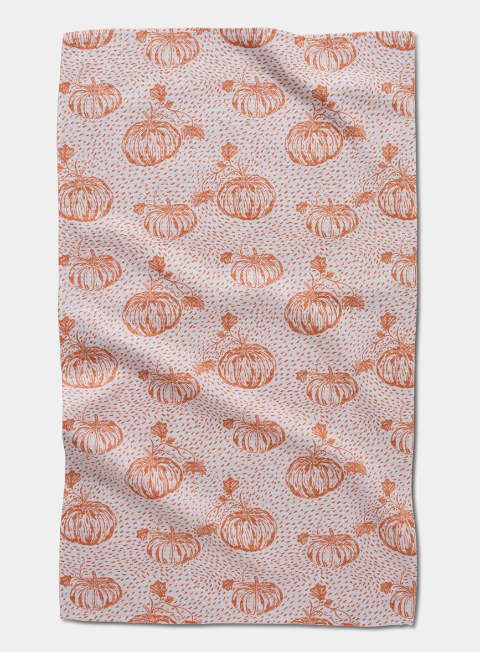 Geometry Tea Towel | Pumpkin Field