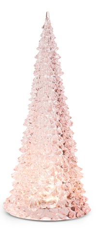 15" Lighted Pink Tree | Large