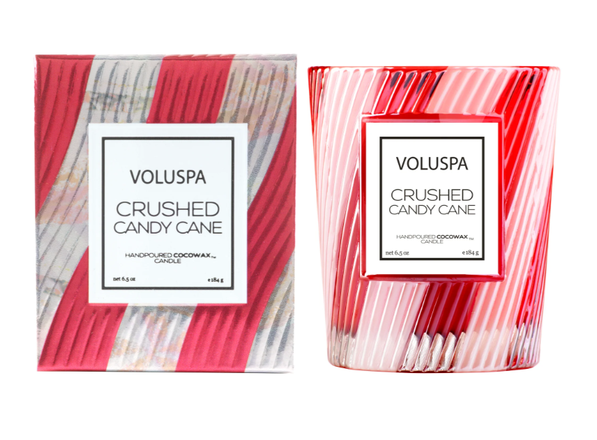 Crushed Candy Cane Voluspa Candle | Classic