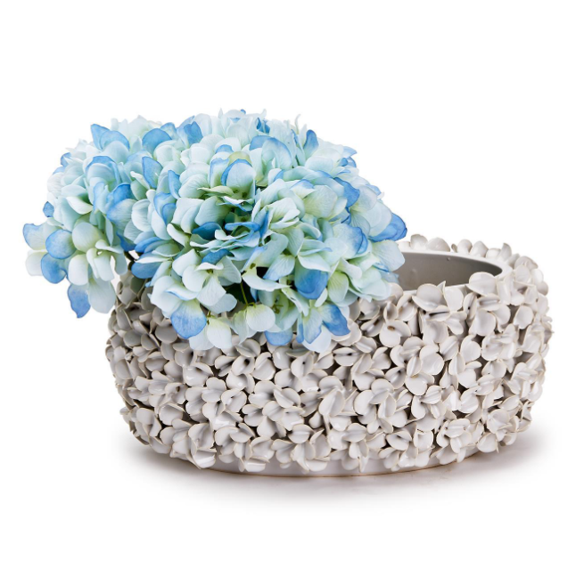 12" Oval Hydrangea Planter/Vase