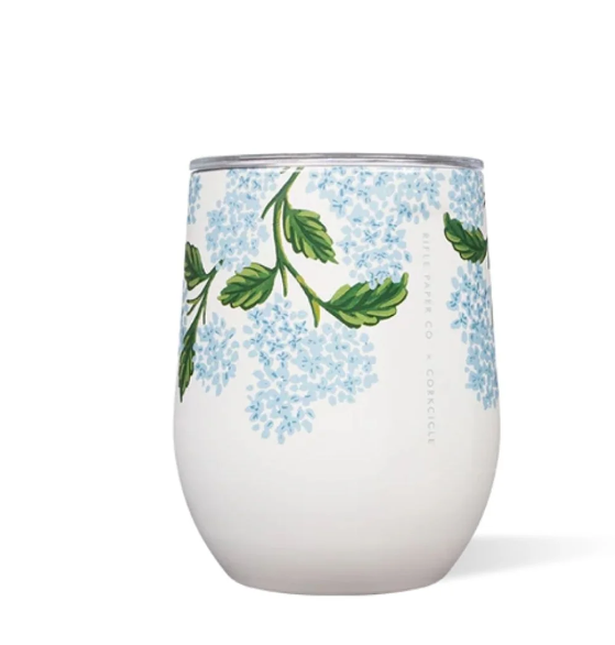Rifle 12oz Stemless | Cream Hydrangea