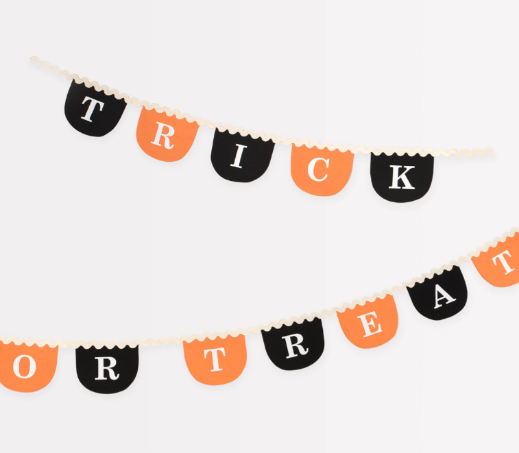 Trick or Treat Fabric Garland