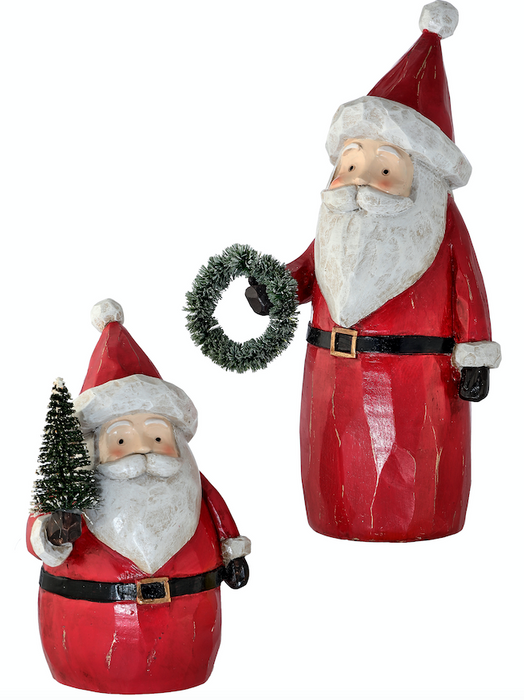 6" Santa W/Tree