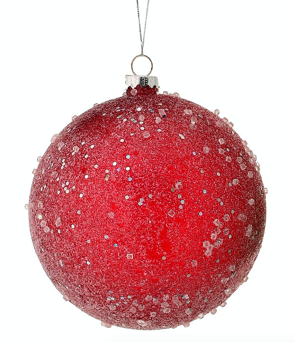Red Ice Gumdrop Ornament | Large