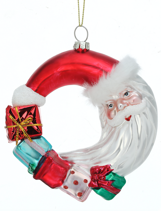 5.5" Santa W/Presents Ornament