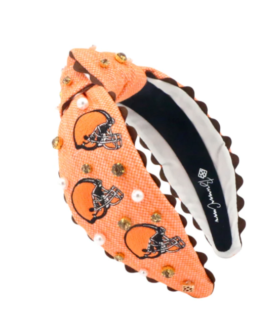 Cle Browns Cross Stitch Headband