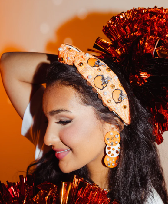 Cle Browns Cross Stitch Headband
