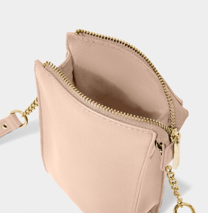 Zana Slim Crossbody Bag | Nude Pink