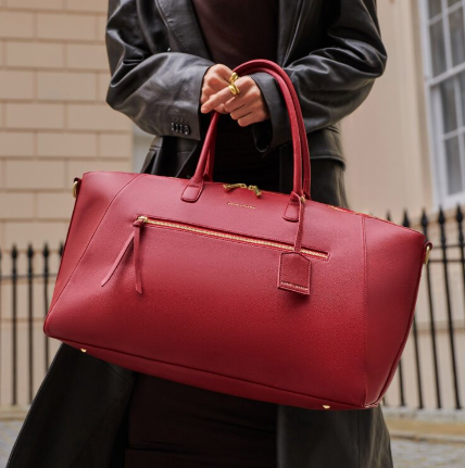Chelsea Weekend Bag | Garnet Red