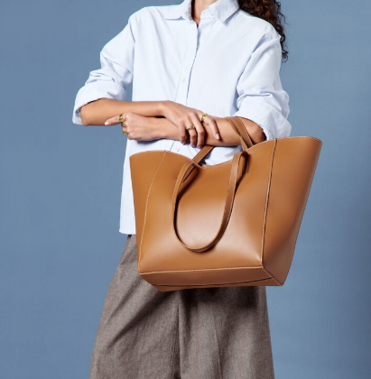 Perri Tote Bag | Cognac