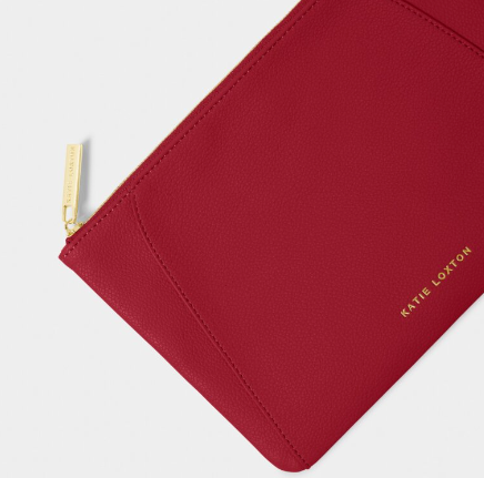 Hana Pouch | Garnet Red