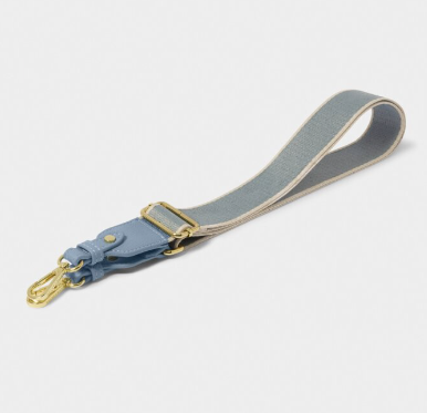 Canvas Bag Strap | Cornflower Blue Stripe
