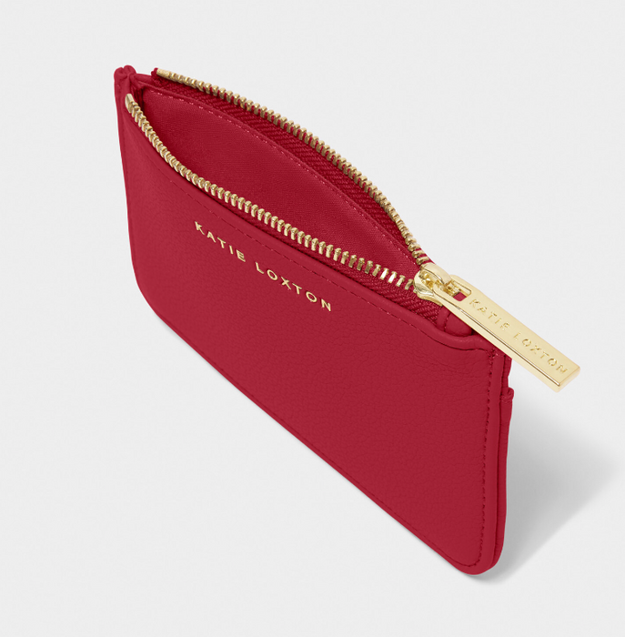 Hana Coin and Cardholder | Garnet Red