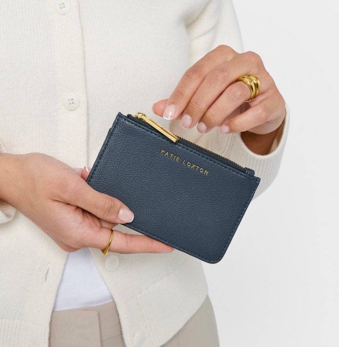Hana Coin and Cardholder | Slate Blue