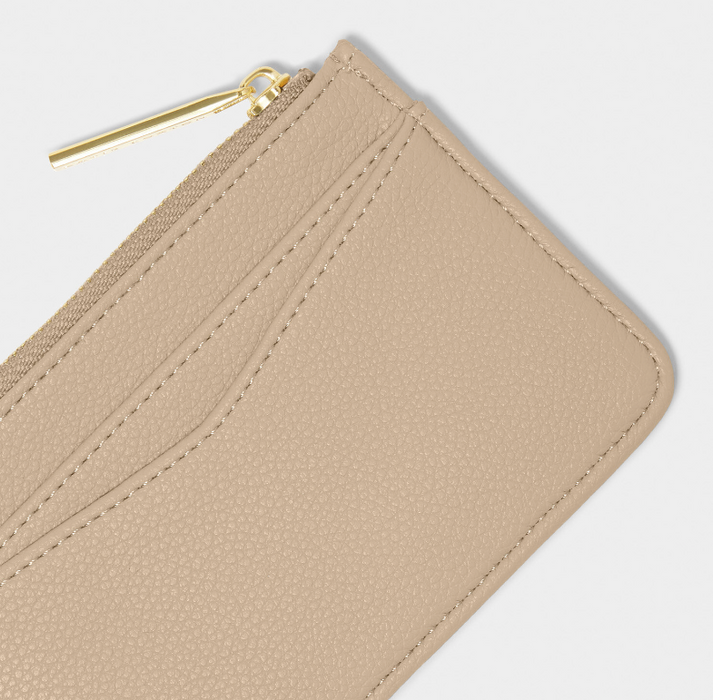 Hana Coin and Cardholder | Light Taupe