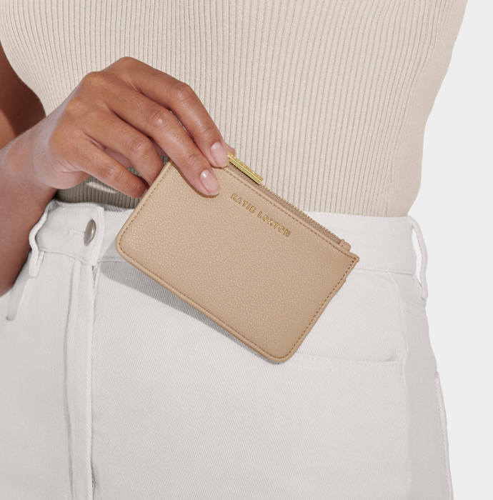 Hana Coin and Cardholder | Light Taupe