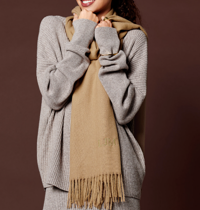 Blanket Scarf | Camel