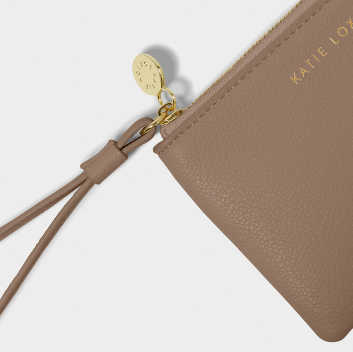 Small Wristlet Pouch | Mocha