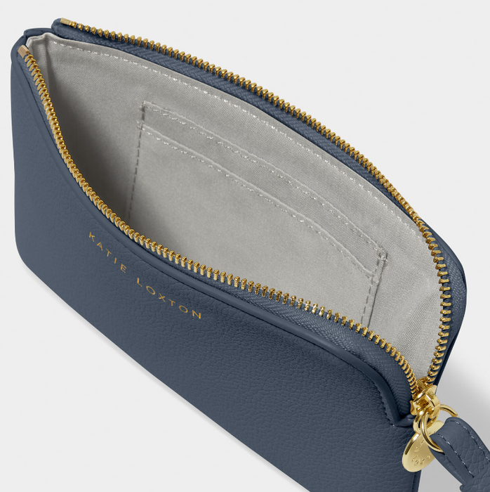 Small Wristlet Pouch | Slate Blue