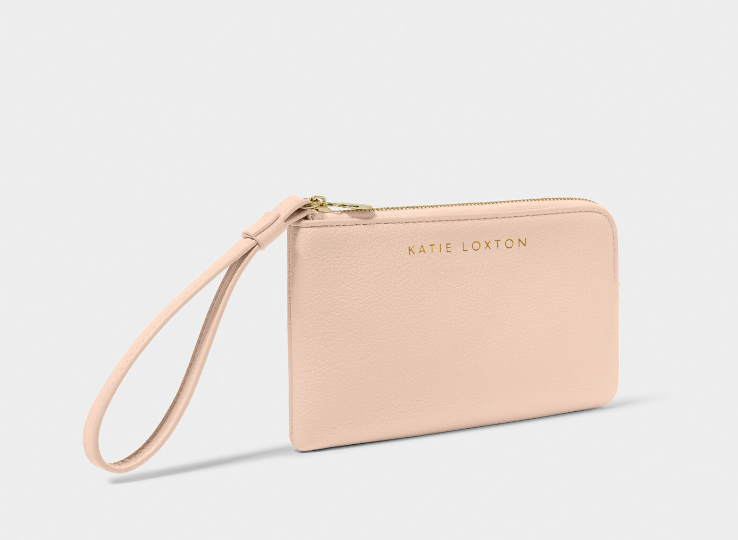 Small Wristlet Pouch | Nude Pink